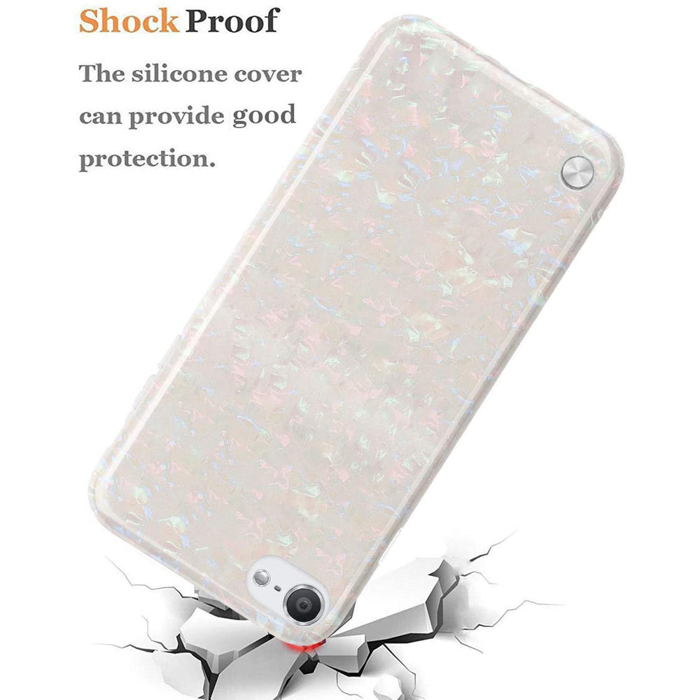 Great Choice Products Case For Ipod Touch 6Th Gen, Cute Glitter Pretty Pearly Slim Soft Bumper
