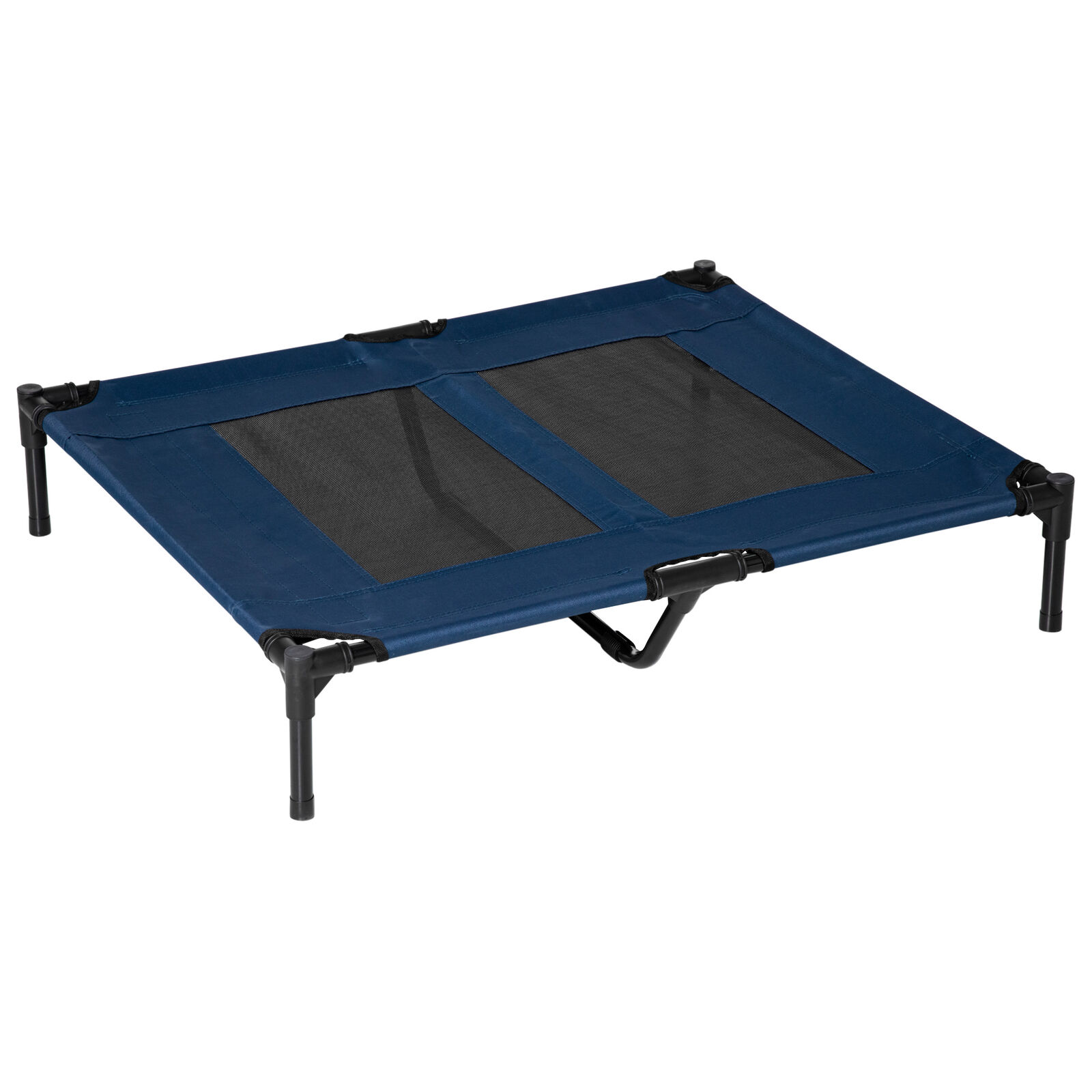 Pawhut Portable Large Dog Cat Elevated Bed Camping Pet Cot Indoor/Outdoor Blue