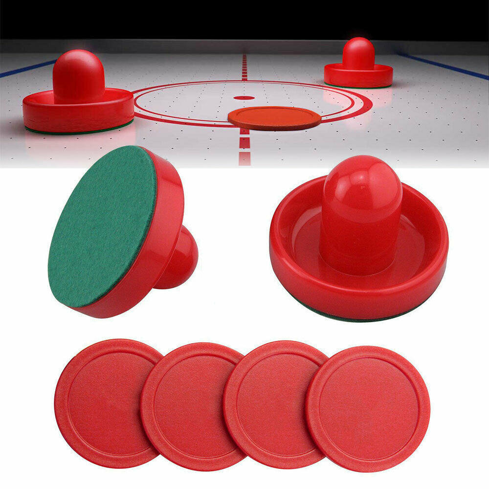 EEEKit Air Hockey Set Home Table Game Replacement Accessories 2-Pucks 4-Slider Pusher