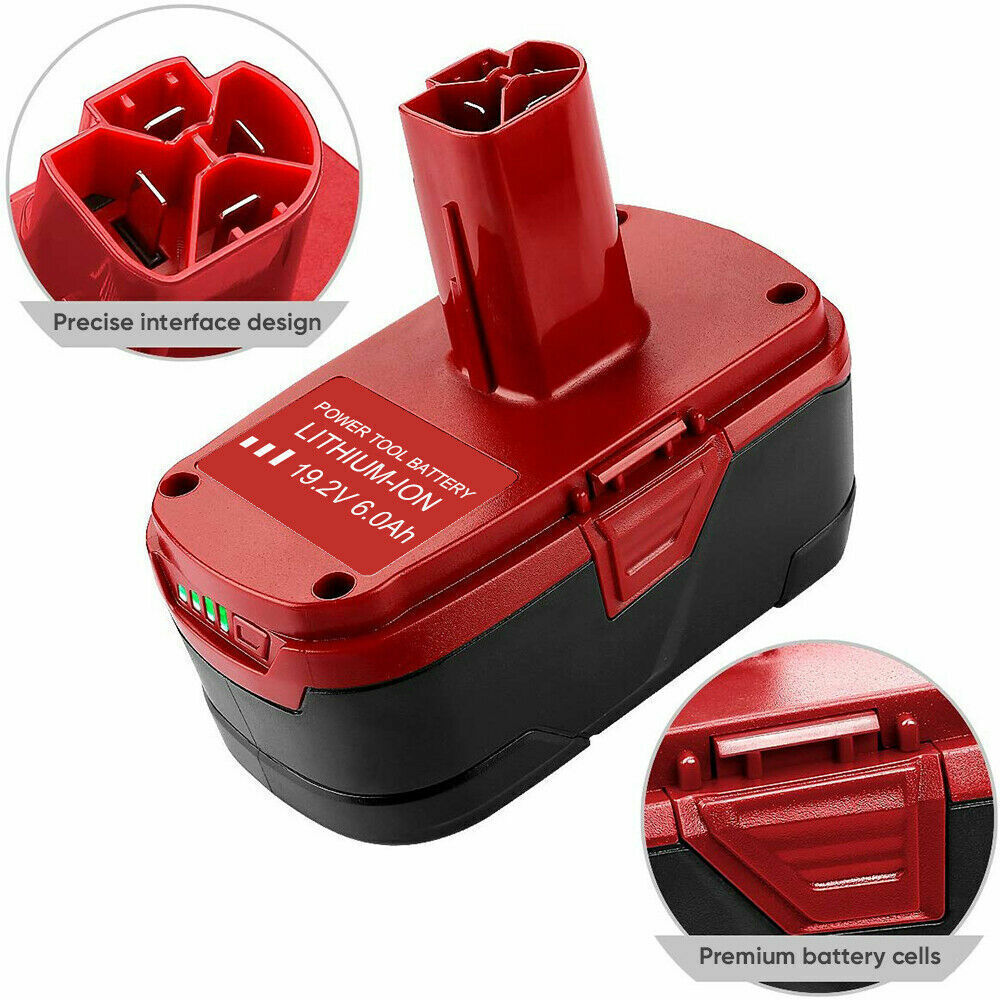 Craftsman 6.0Ah for Craftsman C3 XCP Lithium Ion Battery 19.2 Volt 130279005 PP2030 35702
