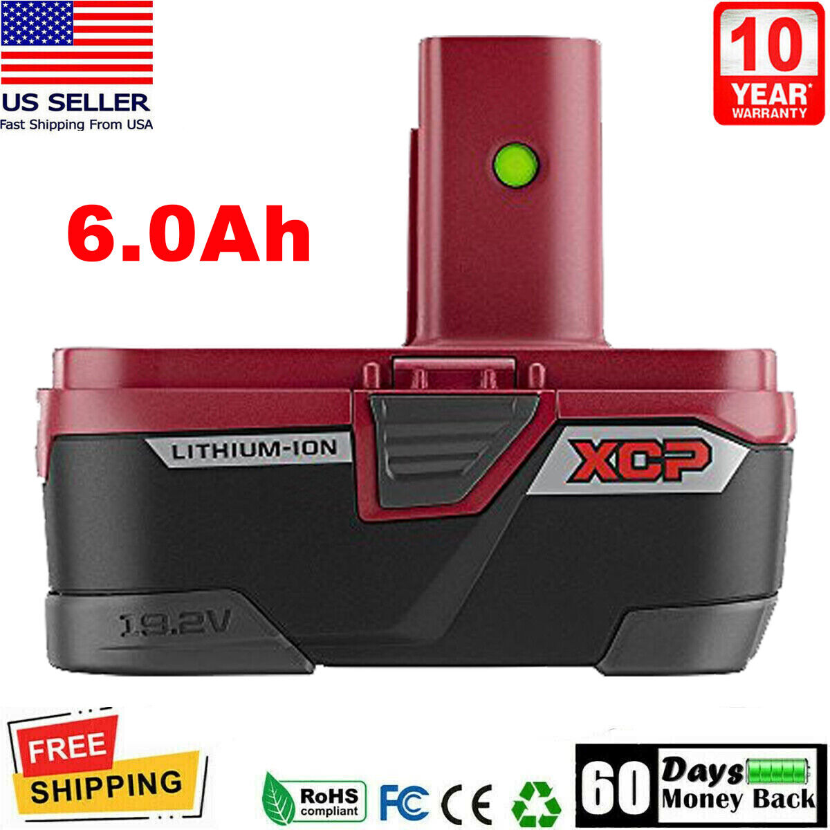 Craftsman 6.0Ah for Craftsman C3 XCP Lithium Ion Battery 19.2 Volt 130279005 PP2030 35702