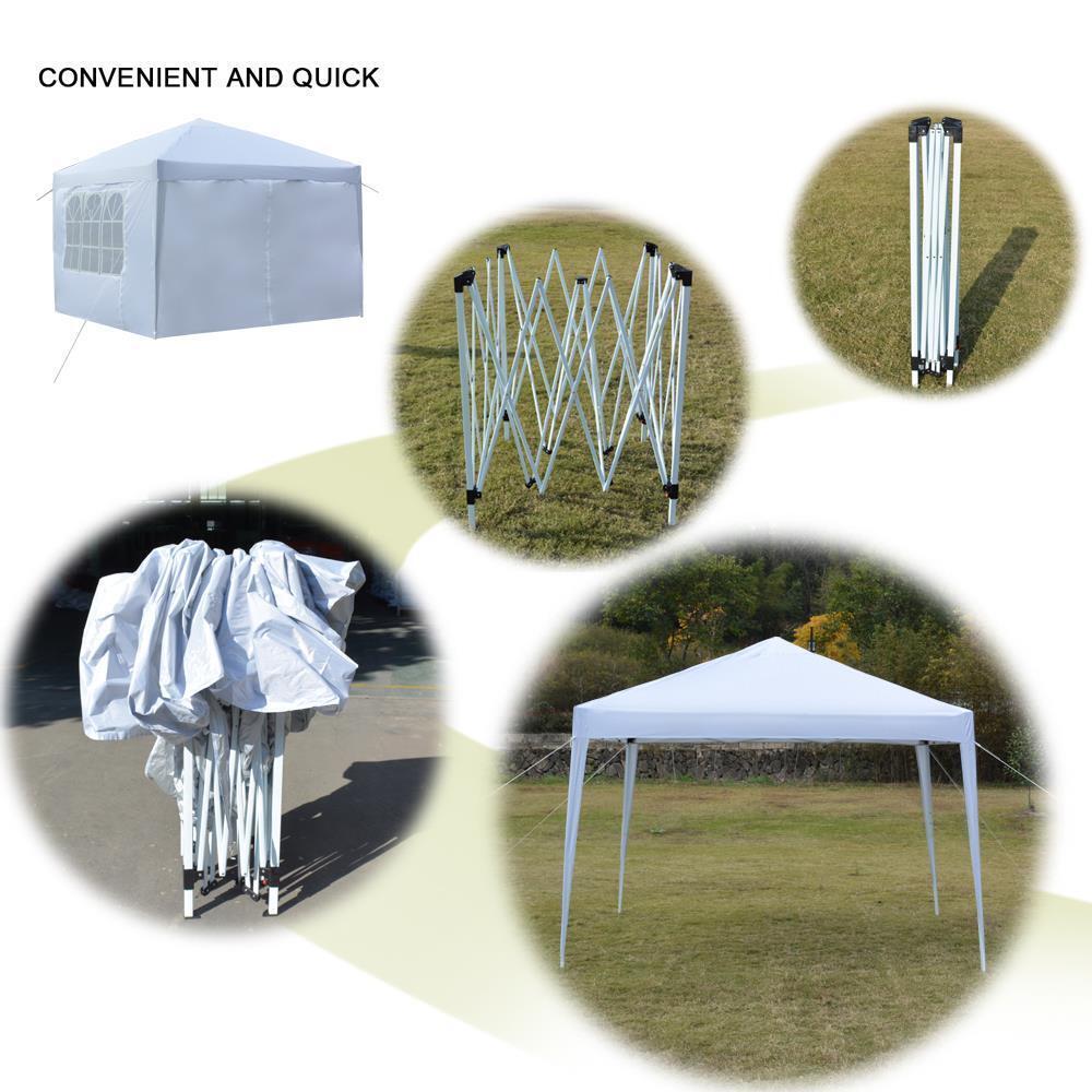 Great Choice Products 10'X 10' Ez Pop Upgazebo Party Tent Canopy Tent Waterproof With Walls