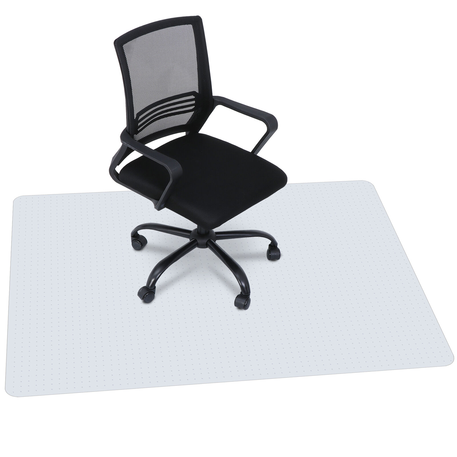 Great Choice Products 60.2"X46.4" Home Office Chair Thick Mat Pvc Floor Studded Back For Pile Carpet