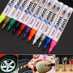 Great Choice Products 11 Pcs Toyo Oil Based Paint Pen, Waterproof Marker Car Tire Pen