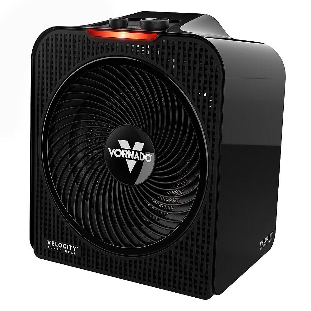 Vornado Velocity 3 Adjustable Thermostat 1500W Space Heater - Black