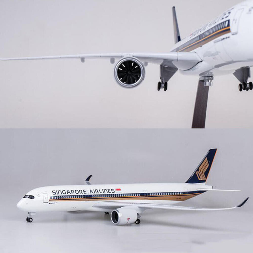Great Choice Products 1/142 Singapore Airlines Led Light Plane Airplane Model Passenger Aircraft