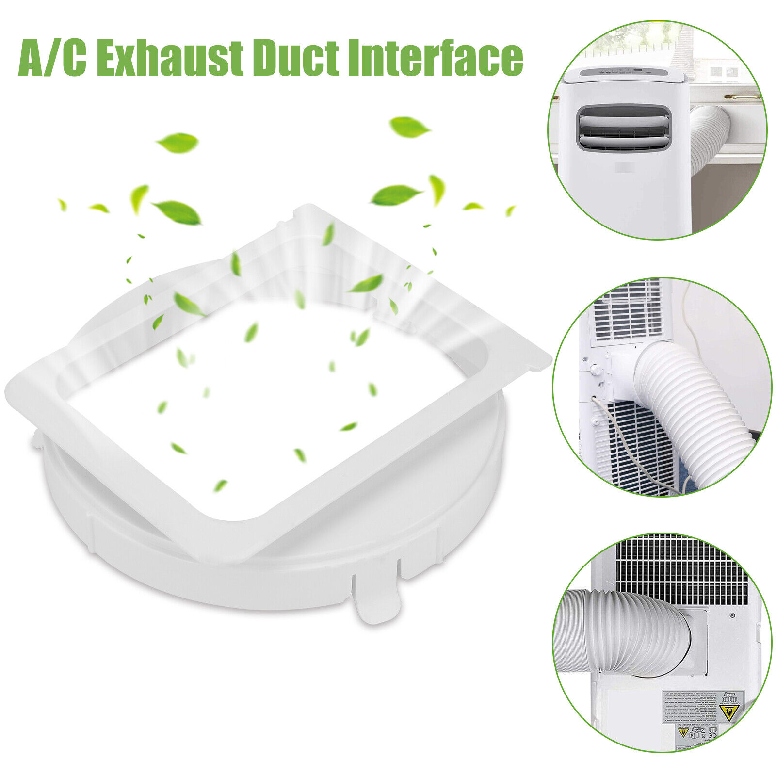 EEEKit Exhaust Duct Interface for Portable Air Conditioner A/C Hose Tube Pipe Connector