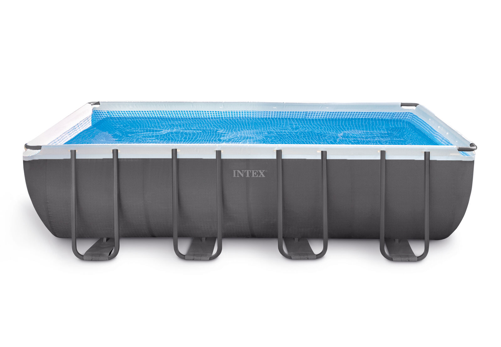 Intex 18footX9footX52inch Ultra Frame Rectangular Pool Set Sand Filter Pump Ladd