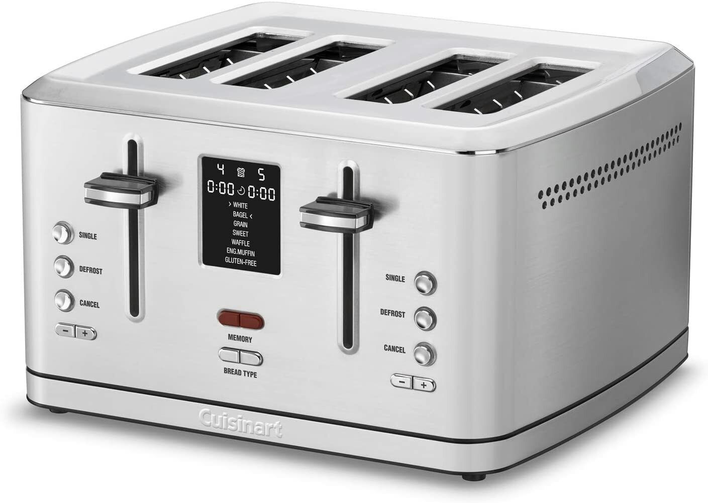 Cuisinart CPT-740 4-Slice Digital Toaster with MemorySet Feature - Silver