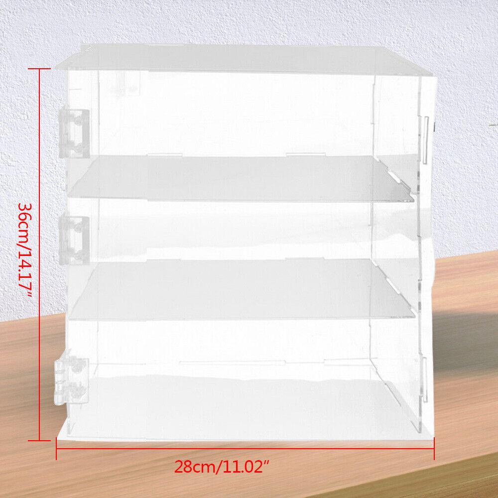 Great Choice Products Acrylic Display Case Bakery Pastry Display Case Cupcake Retail Display Counter