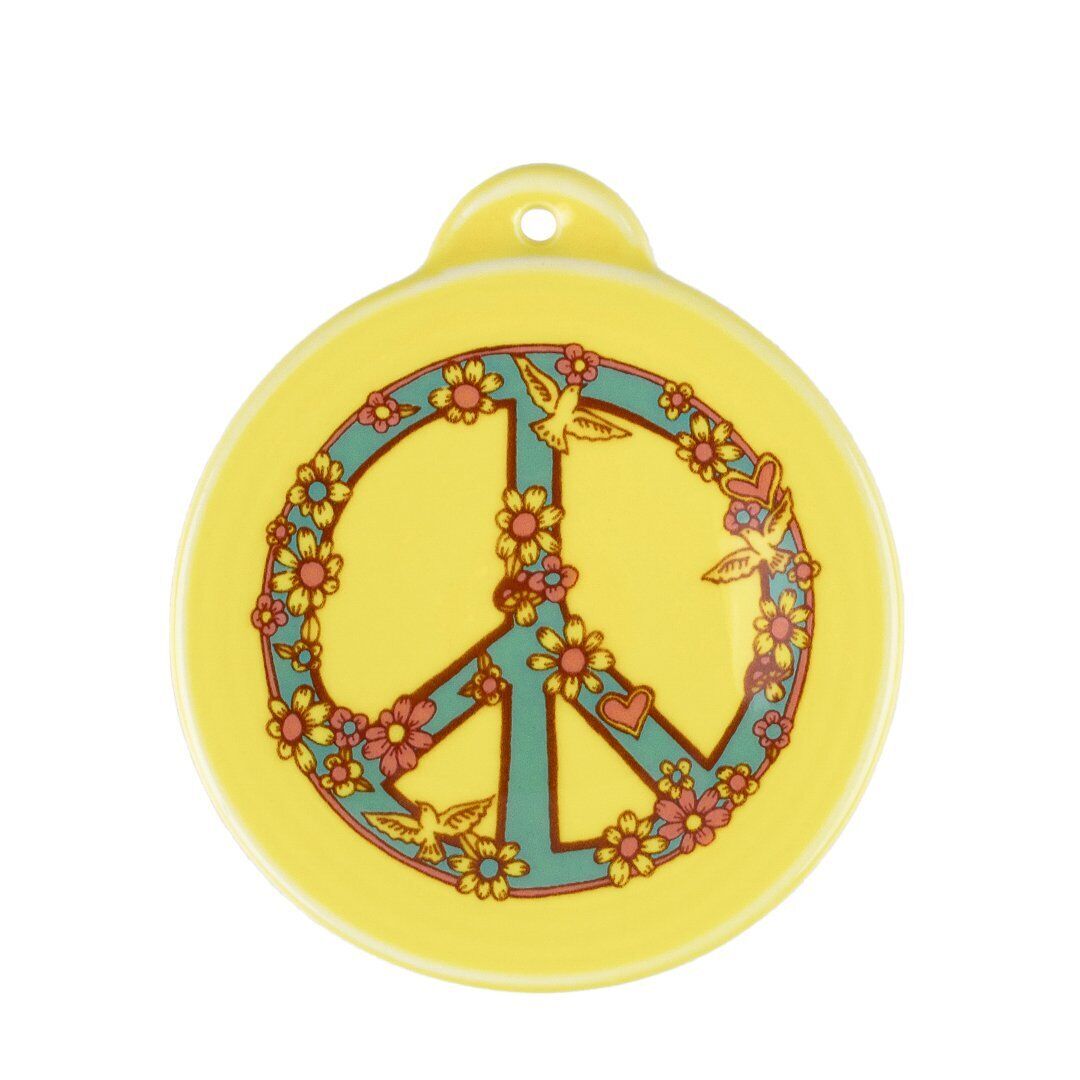 Fiesta Ornament | Peace & Love (Sunflower - Peace Sign)