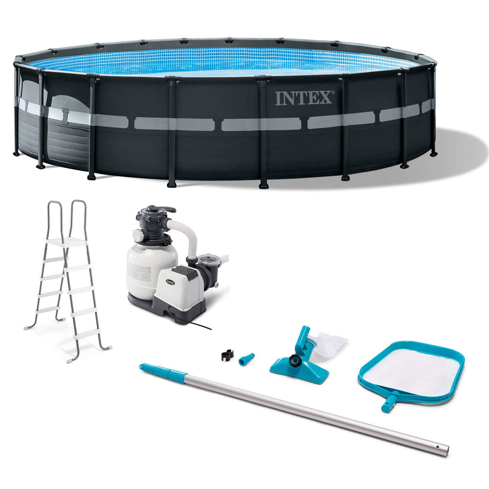 Intex Ultra XTR 18' x 52" Above Ground Pool with Pump, Vacuum, & Maintenance Kit