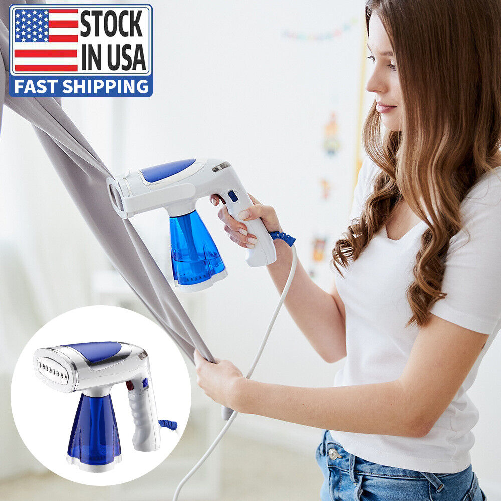 Great Choice Products 1600W Handheld Steamer For Clothes Fabric Portable Garment Wrinkle Remover 120V