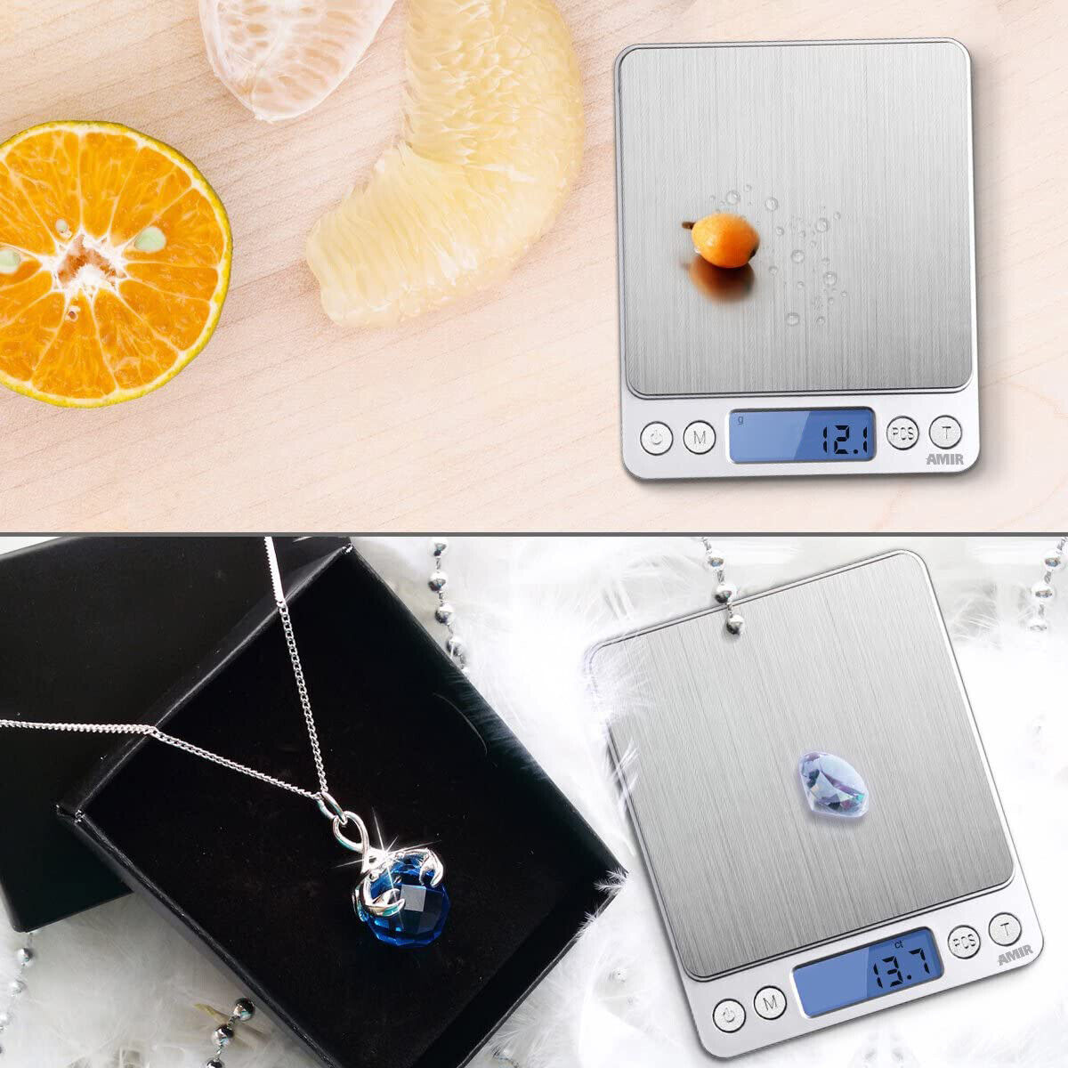 Great Choice Products 3000G X 0.1G Gold Silver Coin Gram Pocket Size Herb Grain,Food Scale