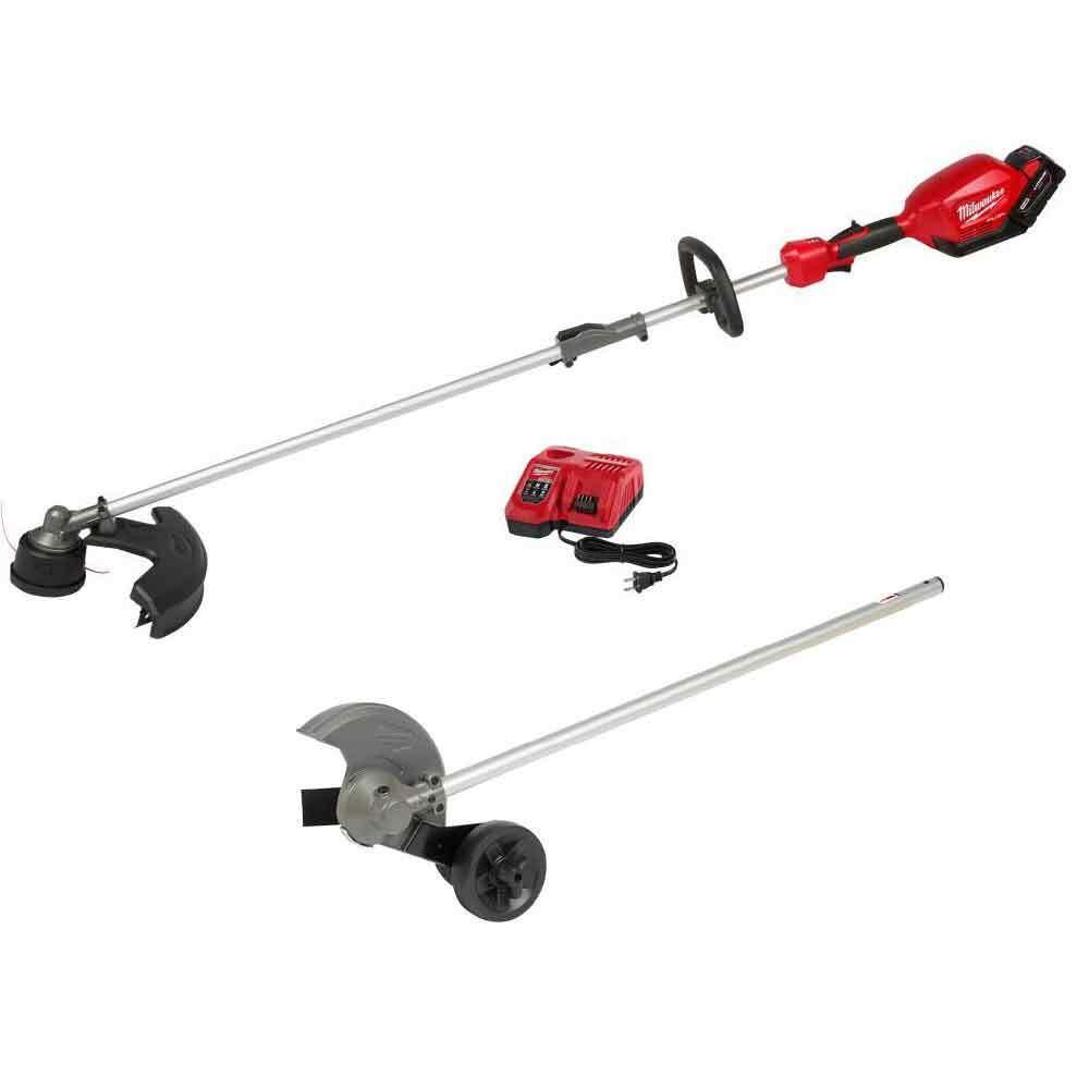 Milwaukee M18 Fuel String Trimmer With Quik-Lok Edger Attachment