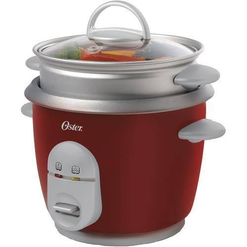 Oster 4722000000 6-Cup Rice Cooker In Red