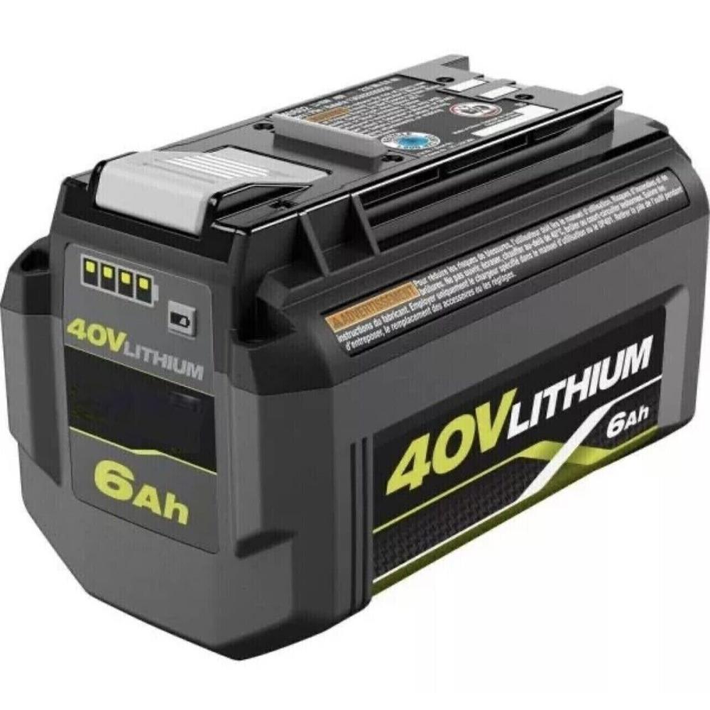 Ryobi 40V 6.0Ah Battery or Rapid Charger For Ryobi 40 Volt Lithium OP4050 OP40602 NEW