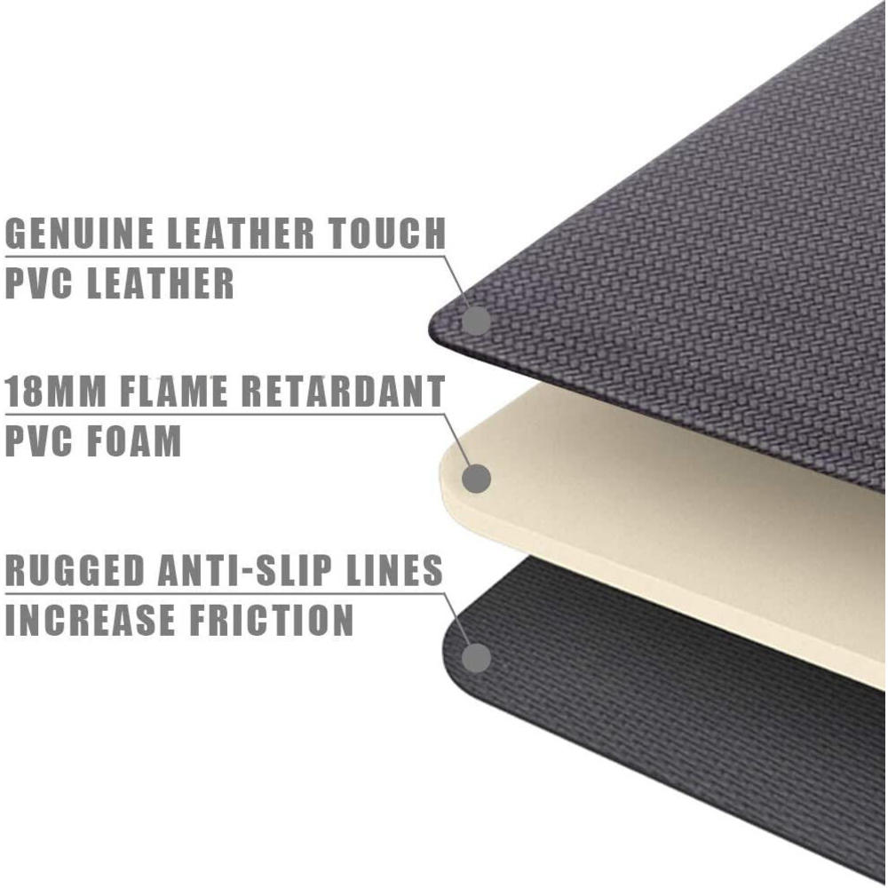 Great Choice Products Anti Fatigue Comfort Flooring Standing Mat Kitchen Commercial Grade Pads, Black