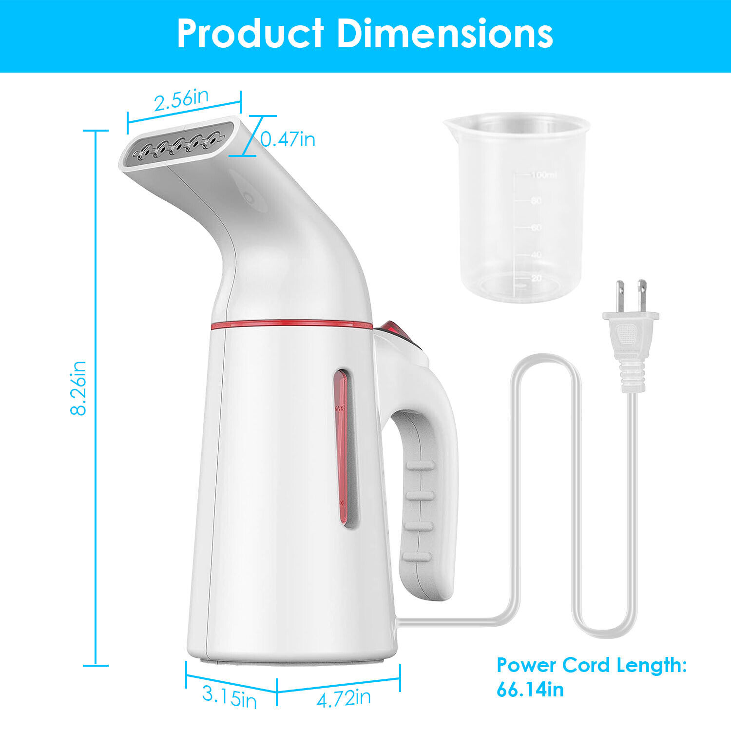 Great Choice Products 700W Portable Clothes Garments Steamer Remove Wrinkles Home Handheld Steamer