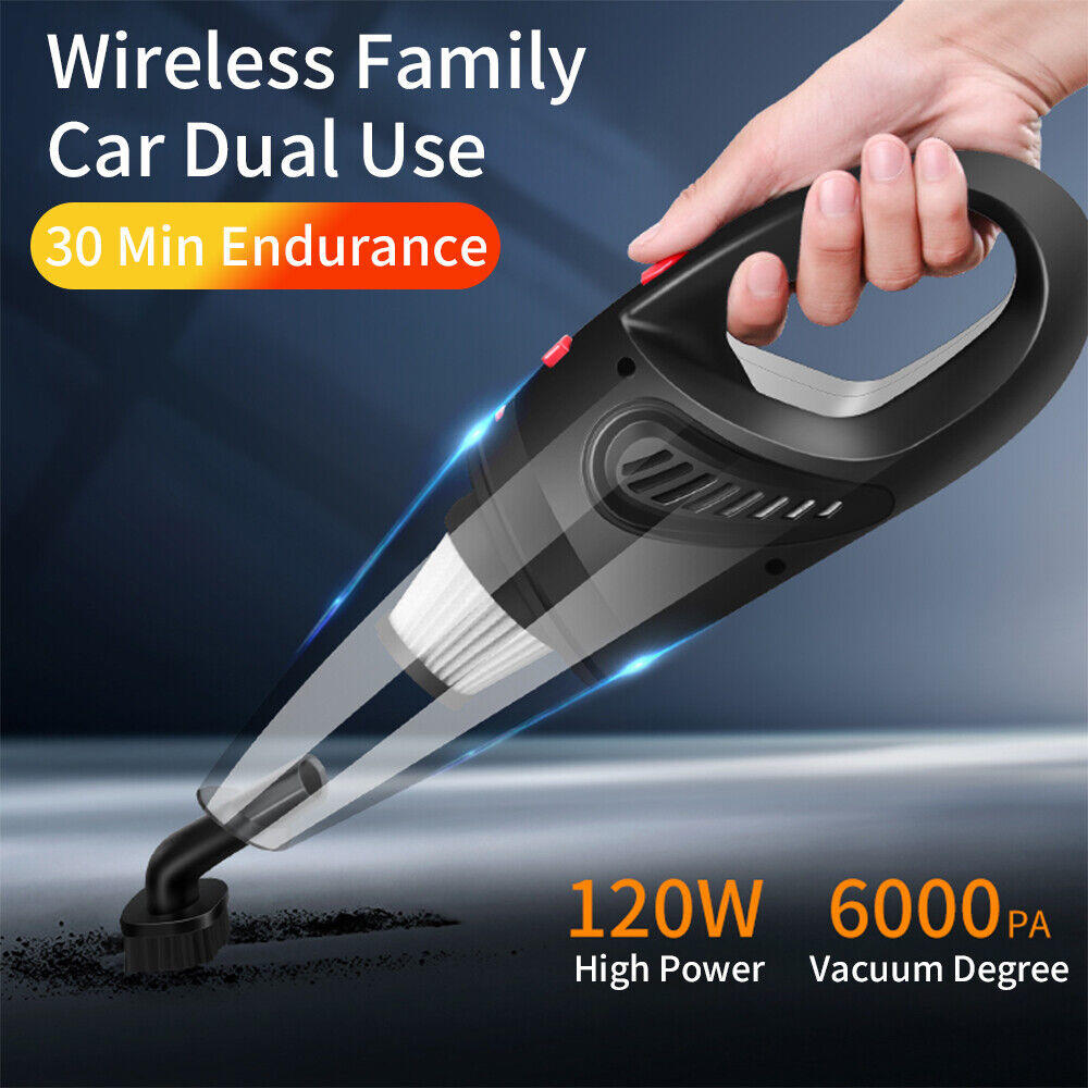 Great Choice Products Cordless Hand Held Vacuum Cleaner Wet Dry Mini Portable Car Auto Home Duster
