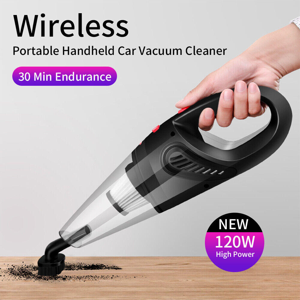 Great Choice Products Cordless Hand Held Vacuum Cleaner Wet Dry Mini Portable Car Auto Home Duster
