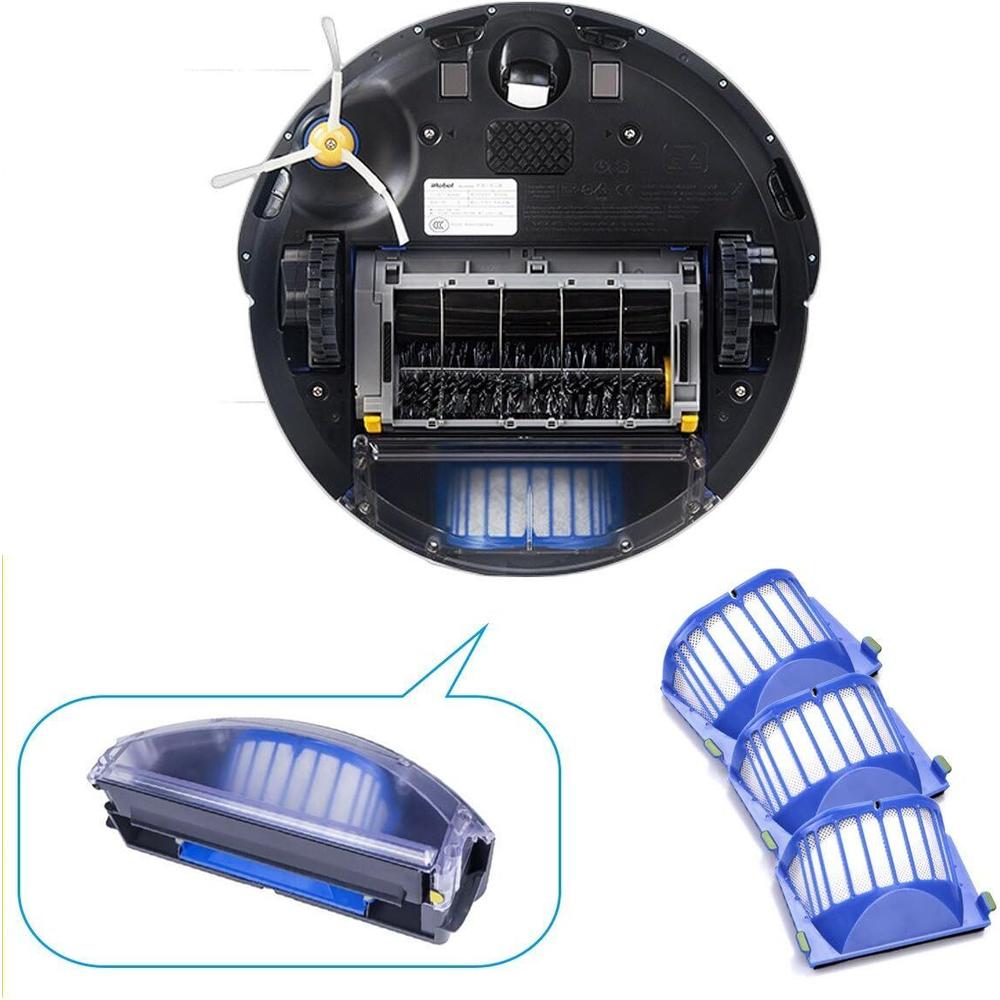 Great Choice Products Replacement Parts Kit For Irobot Roomba 600 Series Vacuum Filter Brush Cleaner
