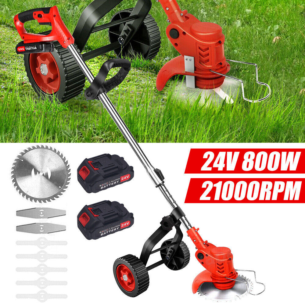 Great Choice Products Electric Weed Lawn Edger Cordless Grass String Trimmer Cutter Portable