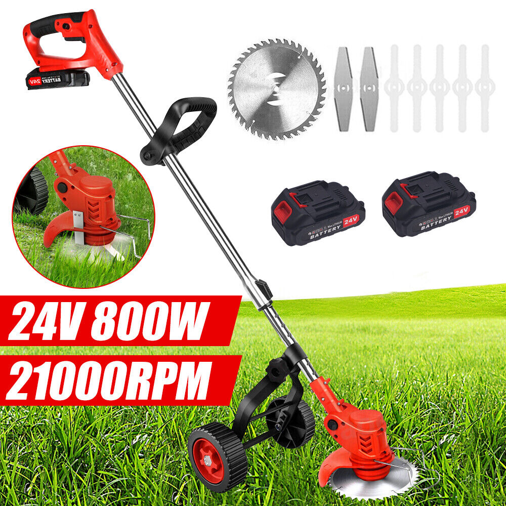 Great Choice Products Electric Weed Lawn Edger Cordless Grass String Trimmer Cutter Portable