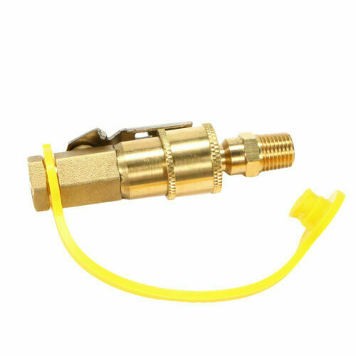 Great Choice Products 2Pcs 1/2" Threads Propane/Natural Lp Gas Quick Disconnect Coupler Ball Valve