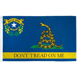 Great Choice Products Nevada Don'T Tread On Me Flag 3X5Ft Gadsden Nevada Flag Nv Patriotic