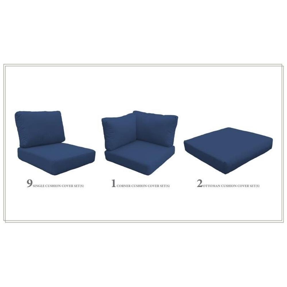 Great Choice Products High Back Cushion Set For Fairmont-17B In Navy