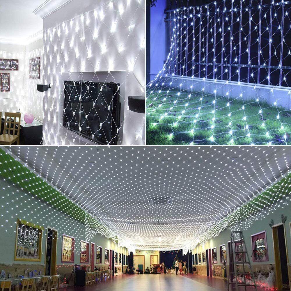 Great Choice Products Led String Light Net Mesh Curtain Xmas Wedding Party Outdoor Christmas Lights