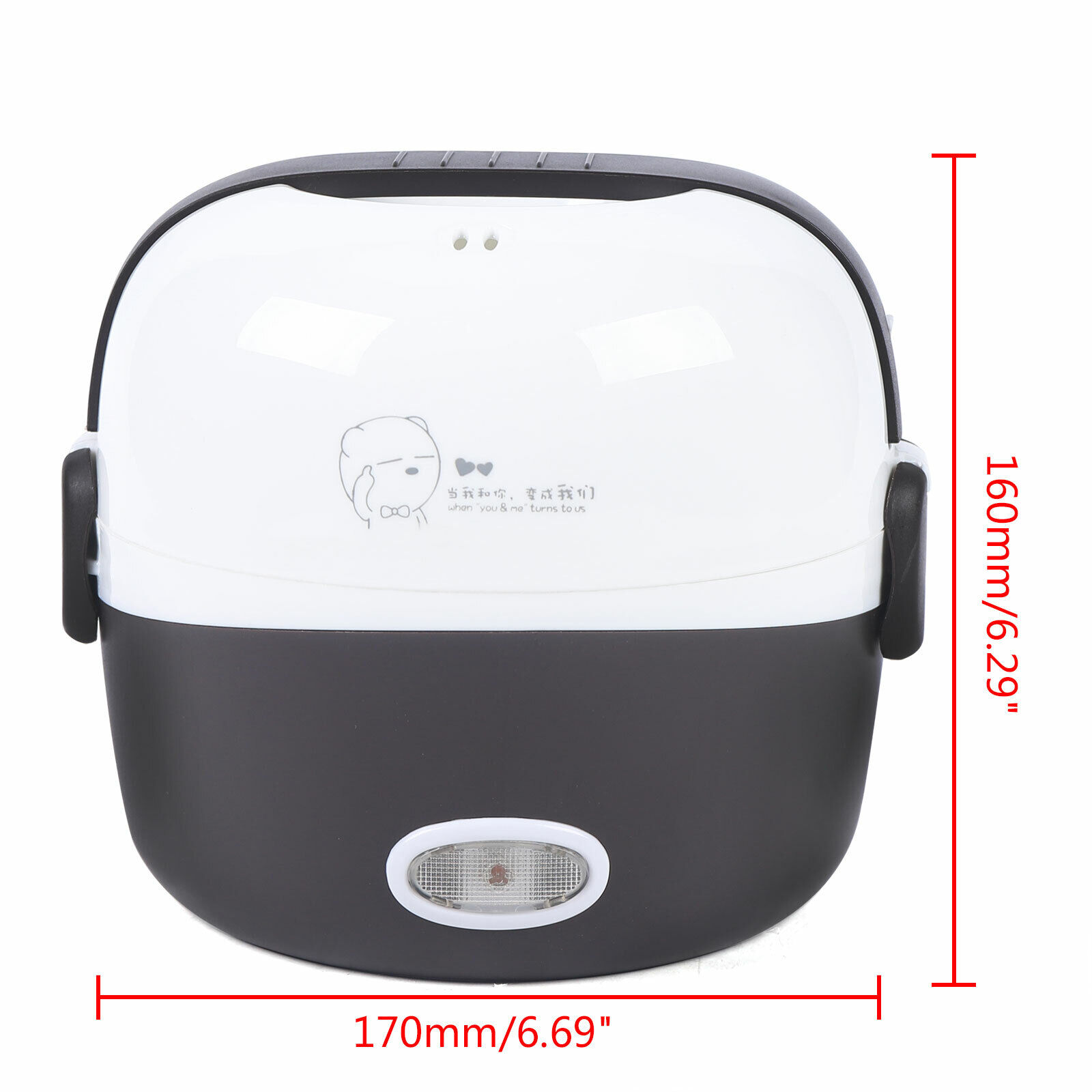 Great Choice Products 110V Electric Lunch Box Food Heater Bento Warmer Heating Container Rice Cooker