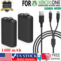 Great Choice Products For Xbox One S X/Series X S Controller 2 Rechargeable Battery Pack+Usb-C Cable