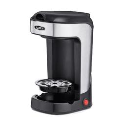 BELLA One Scoop One Cup Coffee Maker, Brew in Minutes, Dishwater Safe, Black and Stainless Steel, Great for Small Kitchens…
