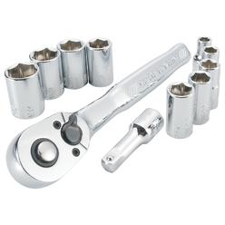 Craftsman Mechanics Tool Set, Socket Wrench Set, MM, 1/4 Inch Drive (CMMT34861)