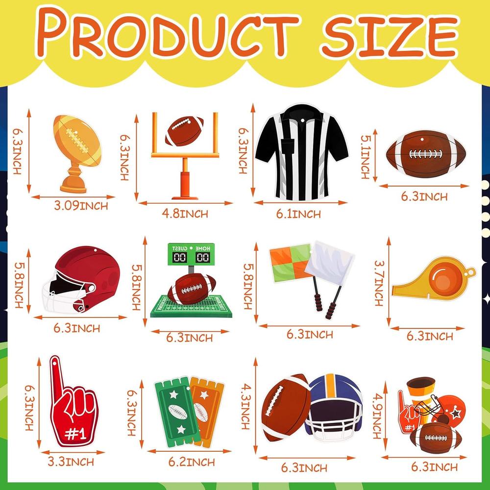 Great Choice Products 36 Pcs Football Hanging Swirl Sports Party Decorations Football Ceiling Decorations Football Theme Party Favors For Sport …