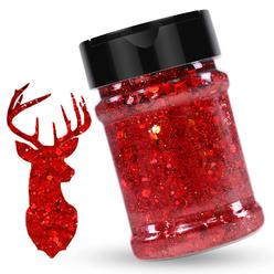Great Choice Products Holographic Chunky Glitter, 100G Iridescent Glitter Mixed Chunky Glitter For Resin, Red Chunky Glitter For Tumbler, Nail, …