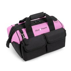 Great Choice Products Pink Tool Bag For Women -16" Tool Tote Bag W/ 22 Storage Pockets - Womens Small Tool Bag Ladies Tool Box For Hand Tools, P?