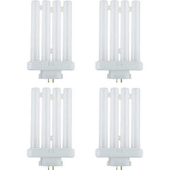 Great Choice Products 27W Quad Tube, 6500K Daylight Light Fml Light Bulbs With Gx10Q-4 Base – 4 Pack