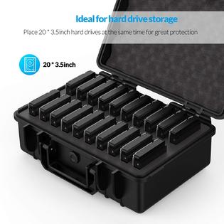 Orico ORICO-PSC-L20-BK-US ORICO Hard Drive Case 20-Bay