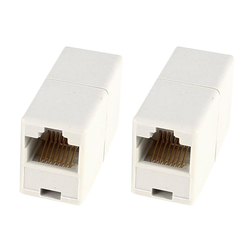 uxcell RJ45 Connectors Coupler Female to Female, 20 Pcs F/F Inline ...