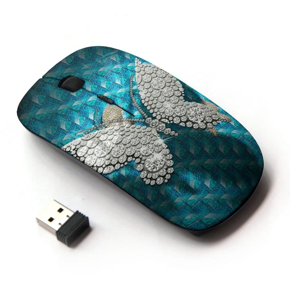 Great Choice Products Optical 2.4G Wireless Mouse Gem Teal Wool ...