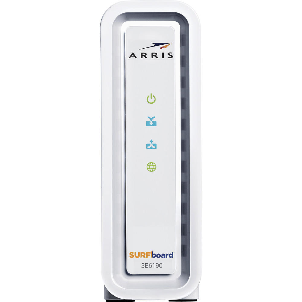 ARRIS - SURFboard SB6190 32 x 8 DOCSIS 3.0 Cable Modem - White