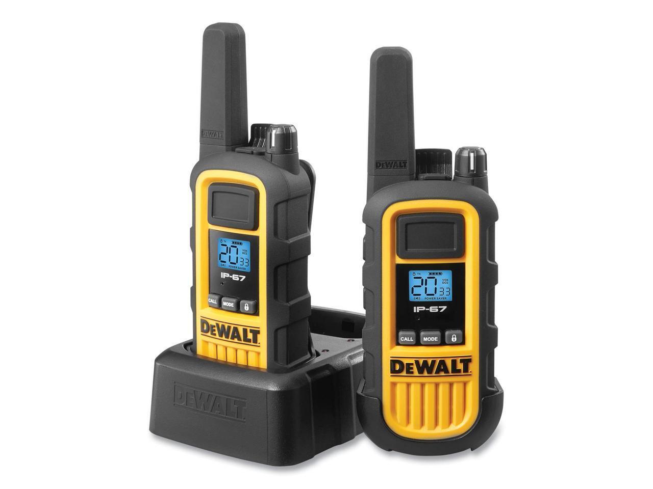 ENS. DE 2 WALKIE-TALKIE DEWALT 300K SQ FT DEWALT DXFRS800 main image 0