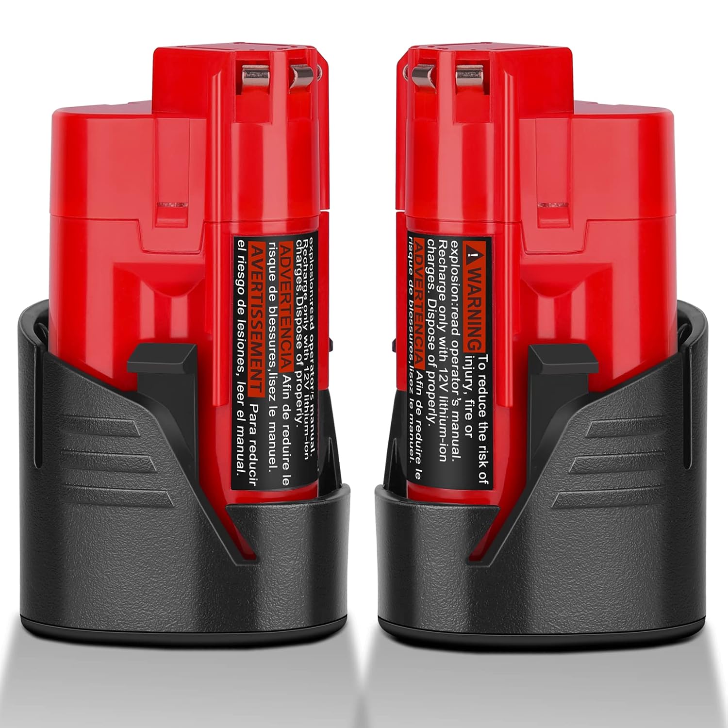 DV8DKV7 2 Packs Replace for Milwaukee M12 12 Volt Cordless