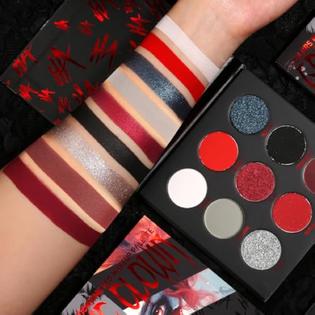 Great Choice Products Red Goth Eyeshadow Palette - 9 Colors True