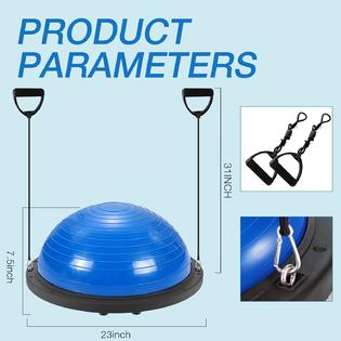 Great Choice Products Zealty Half Balance Ball Trainer, Half Yoga