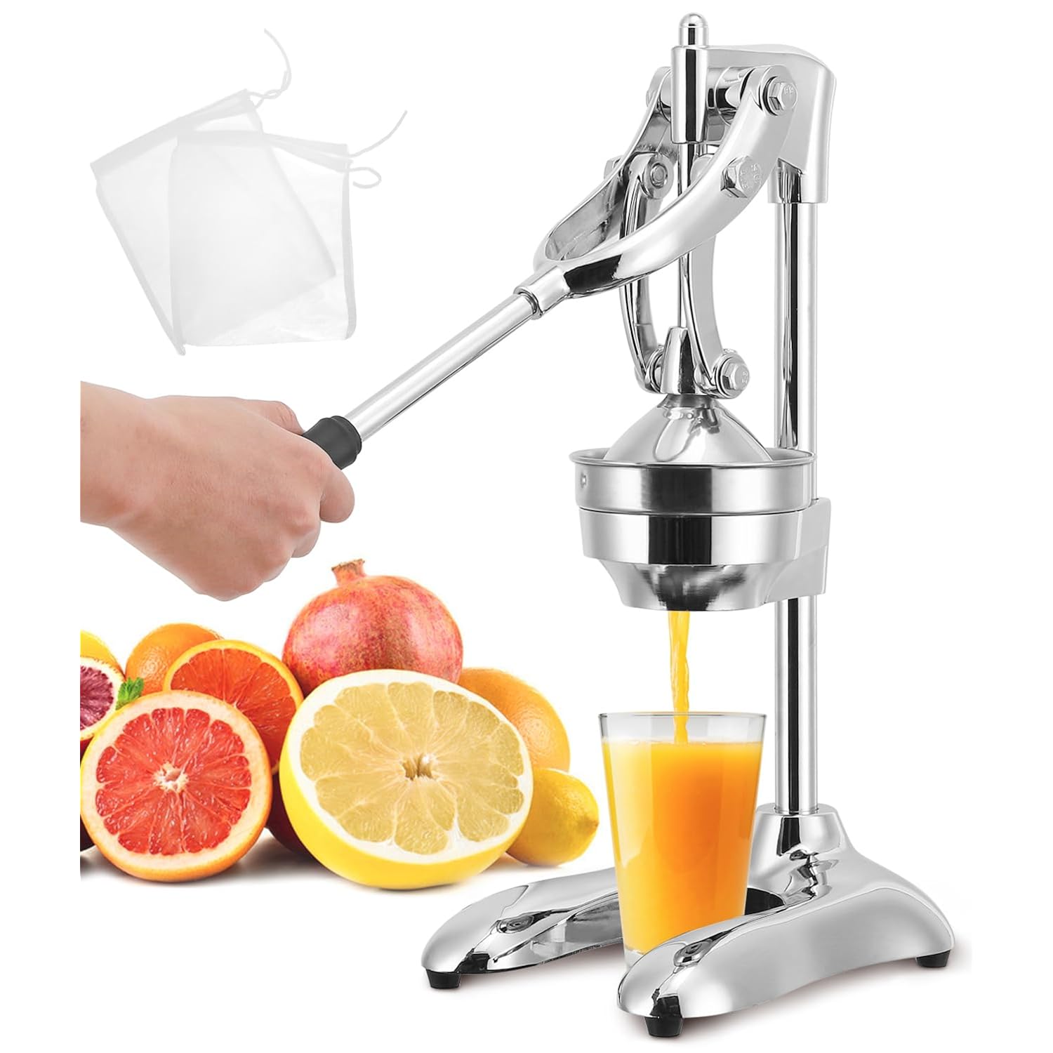 Orange Juice Machine Hand Juicer In Amazon Zulay Kitchen Cast Iron