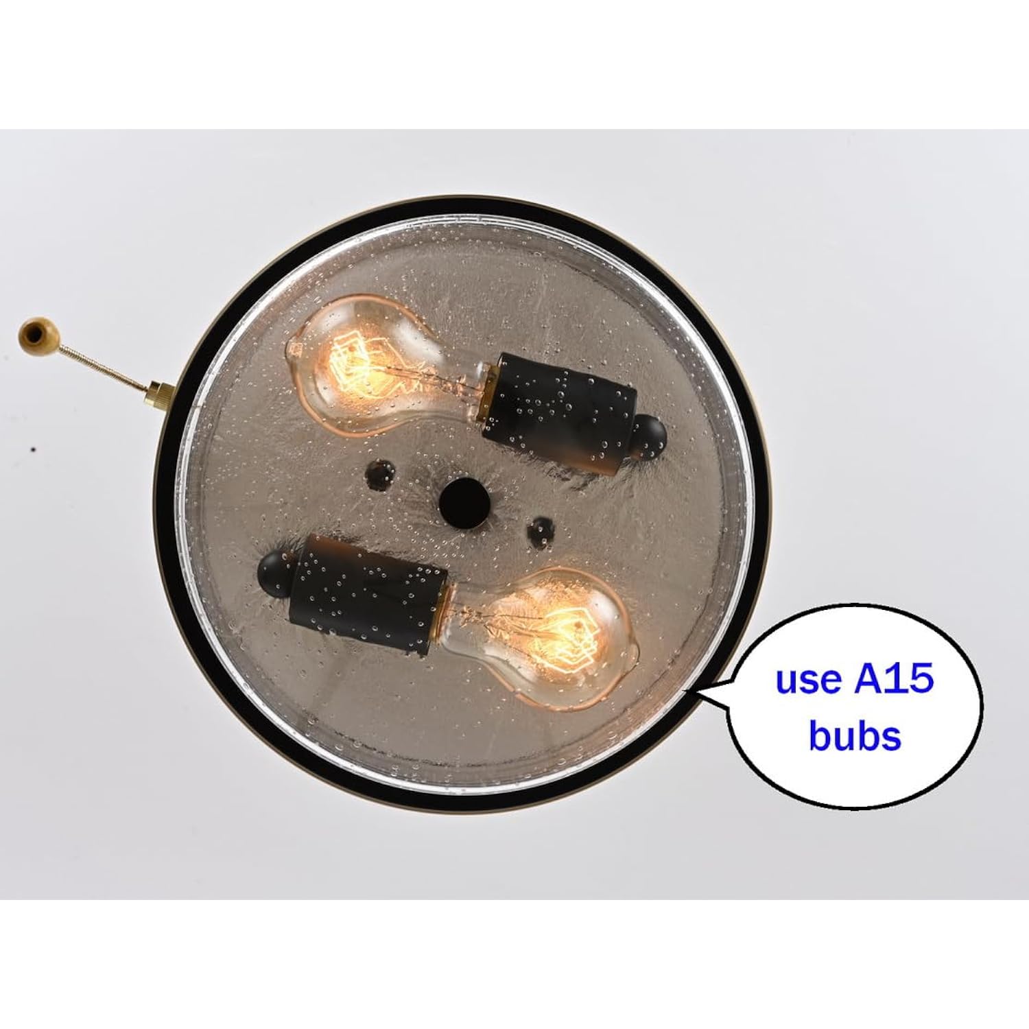 3-Way Lamp Socket Replacement – E26 Base With Turn Knob For Low/Medium/High Light